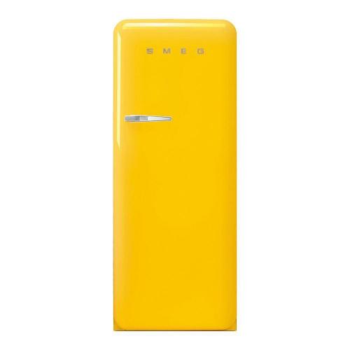 Холодильник однокамерный 153х60 см Smeg 50's Style FAB28RYW5 желтый