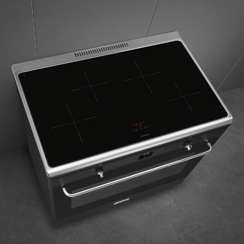 Варочный центр 90х60 см SMEG Concerto CG90IANT9 черный