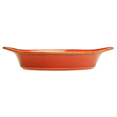 Сковорода для запекания 21 см Porland Seasons оранжевая - 4 фото