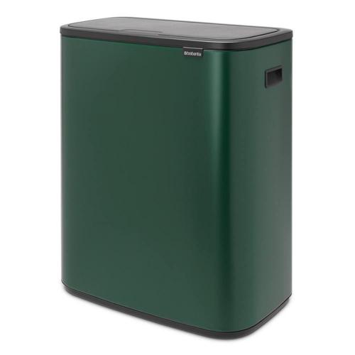 Мусорный бак 30+30 л Brabantia Bo Touch Bin зеленая сосна