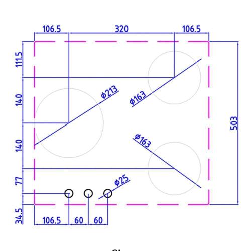 Газовая варочная панель Reginox Cima