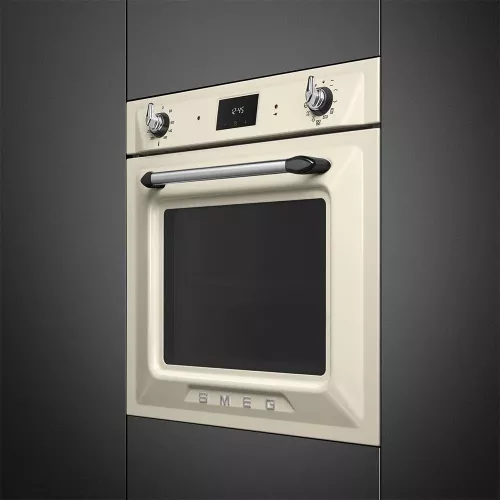 Электрический духовой шкаф 59,7 см Smeg Victoria SOP6900TP бежевый