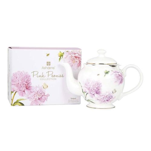 Чайник заварочный 750 мл Ashdene Pink Peonies белый