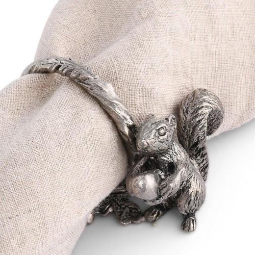 Набор колец для салфеток Squirrel Branch 4,5х6,4 см Vagabond House Woodland Creatures 2 пр