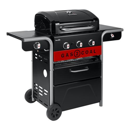 Гибридный гриль 133,4х62,9х116,8 см Char-Broil Gas2Coal Hybrid 3B черный