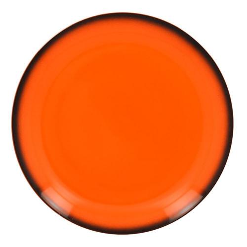 Тарелка круглая RAK Porcelain LEA Orange 27 см (оранжевый цвет)