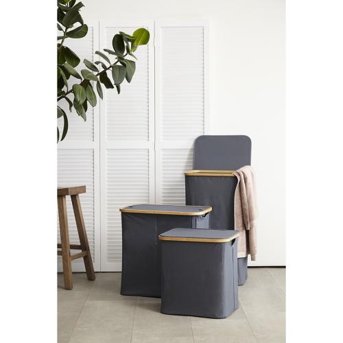 Корзина для белья 40х33 см 57 л Smart Solutions Neat Mid серая