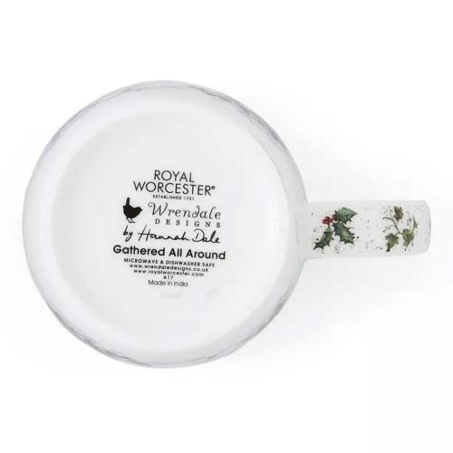 Кружка 310 мл Royal Worcester Забавная фауна Снеговик белая
