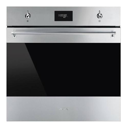 Многофункциональный духовой шкаф 60 см Smeg Classica SF6301TVX серебристый