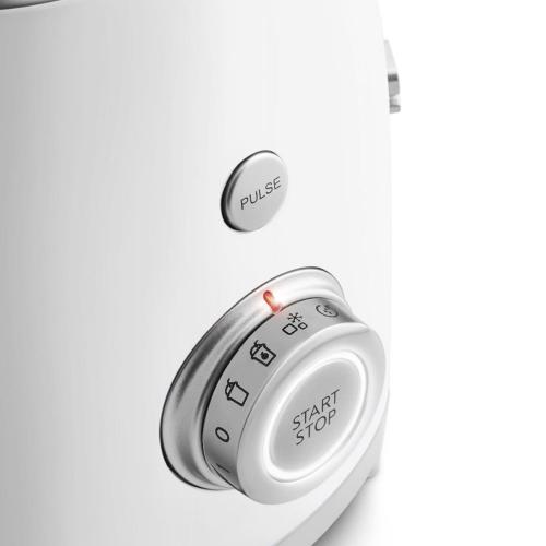 Блендер стационарный 800 Вт Smeg Style 50's BLF03WHEU белый