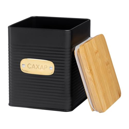 Банка для сахара 1,7 л Smart Solutions Irmel черная