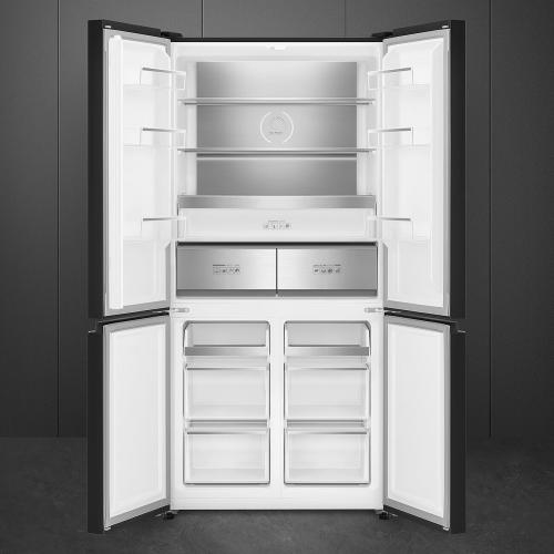 Холодильник Side-by-Side 190,5х91 см SMEG Universal FQI60KD черный