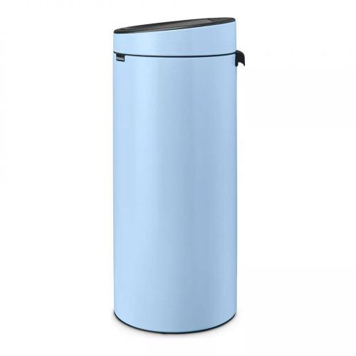 Ведро для мусора 30 л Brabantia Touch Bin голубое