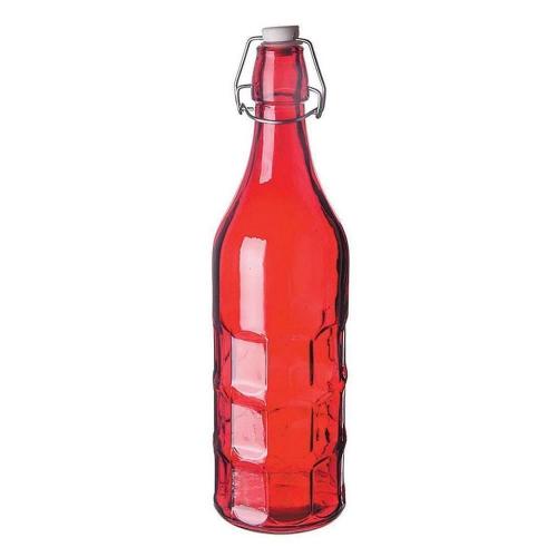 Бутылка красная с крышкой 1 л, стекло, P.L. Proff Cuisine
