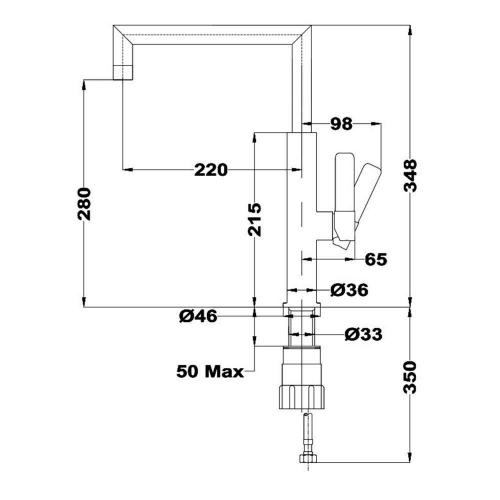 Смеситель Teka Easy FOT 990 хром