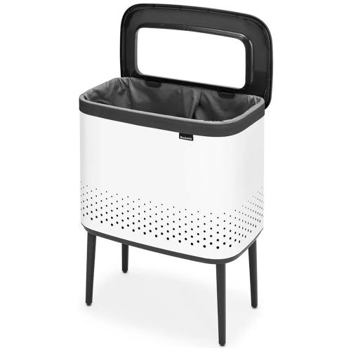 Бельевой бак 60 л Brabantia Bo белый