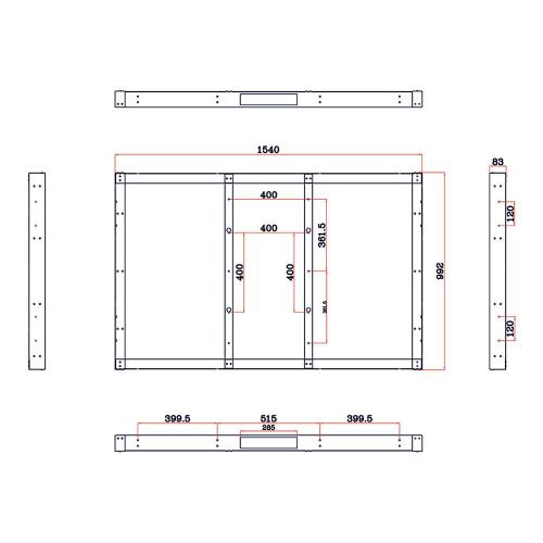 Встраиваемый телевизор 65" Avel AVS655SM Magic Mirror зеркальный