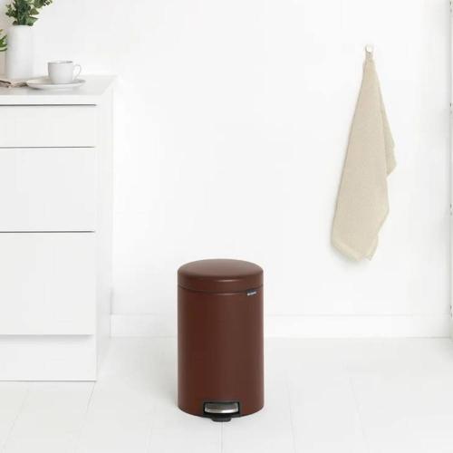 Ведро для мусора 12 л Brabantia NewIcon коричневое