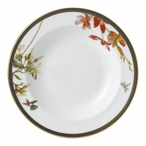 Тарелка суповая 23 см Wedgwood Hummingbird белая