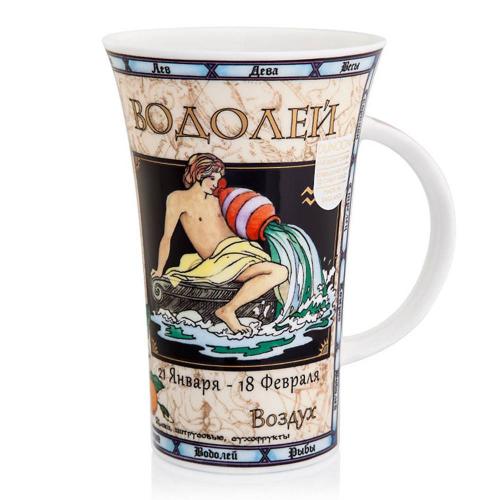 Кружка 10х15,2 см 500 мл Dunoon Zodiaks Russian черная