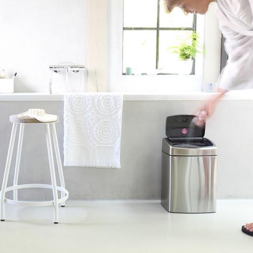 Ведро для мусора 10 л Brabantia Touch Bin стальное