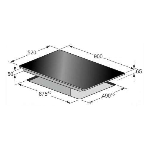 Индукционная варочная панель 90х52 см Kaiser La Perle KCT 97 FI LaPerle