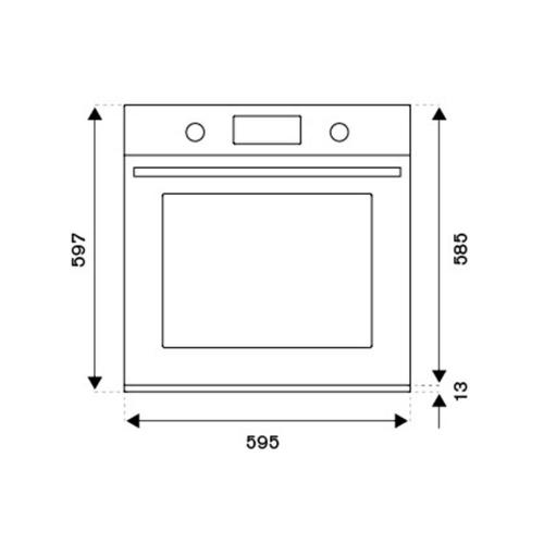 Духовой шкаф bertazzoni f6011hervptax