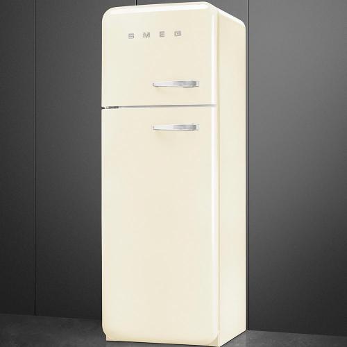 Холодильник двухкамерный 169х60 см Smeg 50's Style FAB30LCR5 кремовый