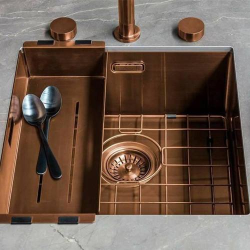 Кухонная мойка 54 см Reginox Miami L 50x40 Copper - 2 фото