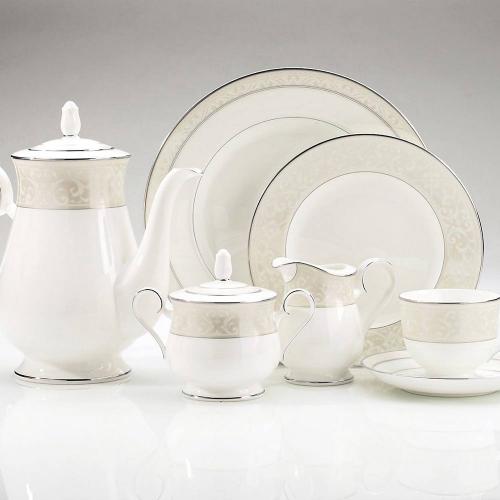 Салатник 15,5 см Noritake Montvale Platinum белый