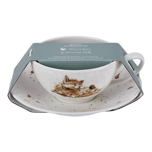 Кофейная пара Лисички 300 мл Royal Worcester Забавная фауна