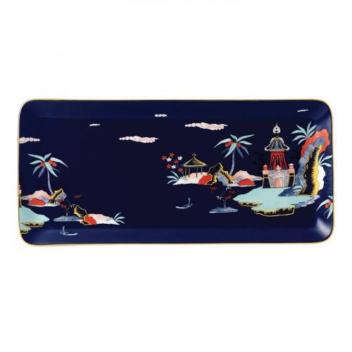Поднос 34 см Wedgwood Wonderlust Blue Pagoda