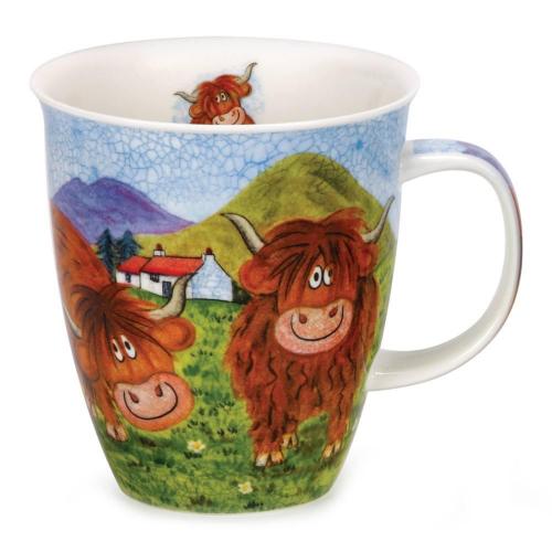 Кружка Высокогорные коровы 480 мл Dunoon Nevis Highland Animals