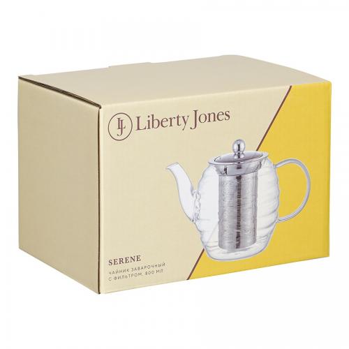 Чайник заварочный 800 мл Liberty Jones Serene прозрачный