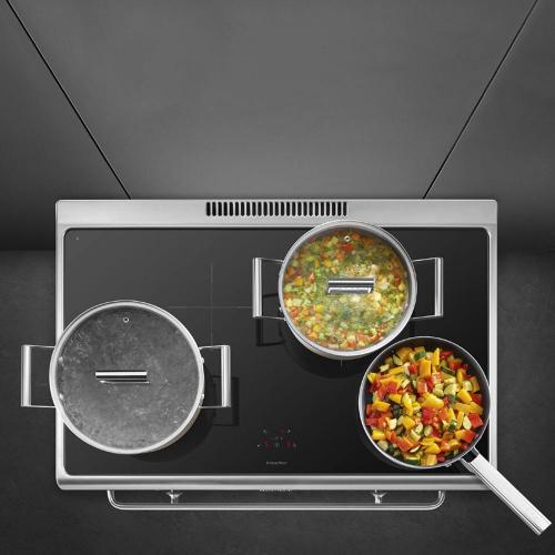Варочный центр 90х60 см SMEG Concerto CG90IANT9 черный