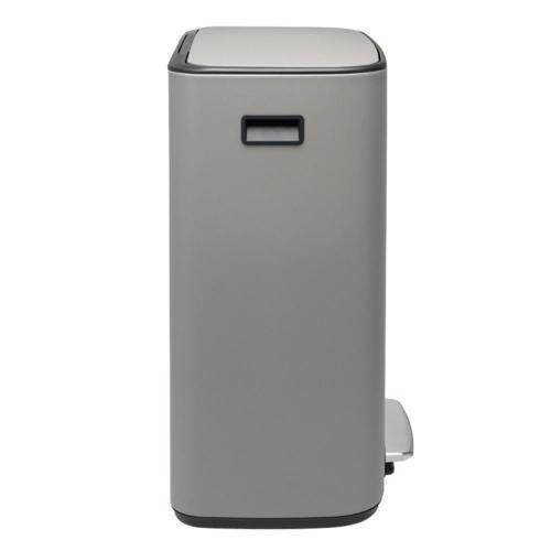 Мусорный бак с педалью 30+30 л Brabantia Bo Pedal Bin минерально-серый