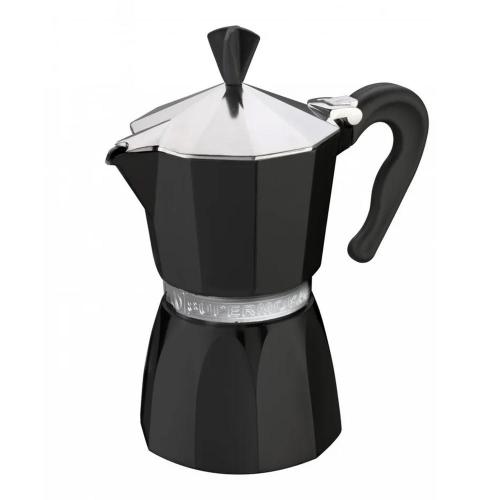 Кофеварка гейзерная на 6 чашек G.A.T. Supermoka Black черная
