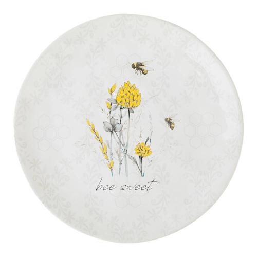 Тарелка закусочная Bee sweet 21 см Certified international corp Пчелки