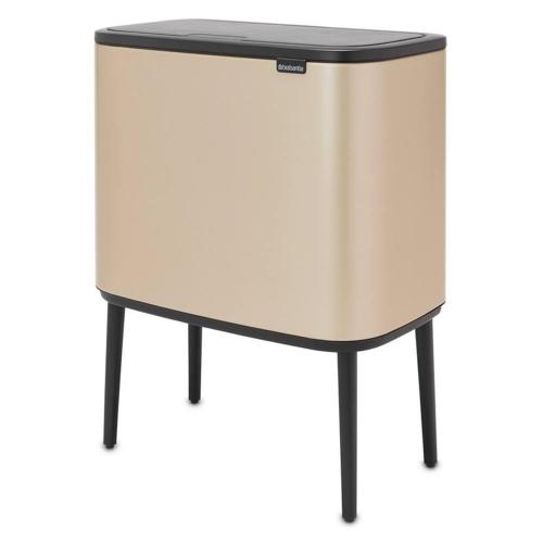 Мусорный бак 11+11+11 л Brabantia Bo Touch Bin шампань