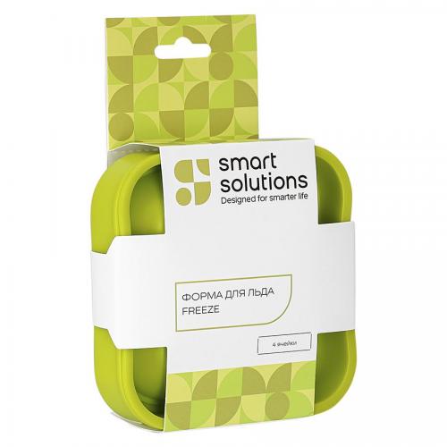 Форма для льда 12х12,5 см Smart Solutions зеленая