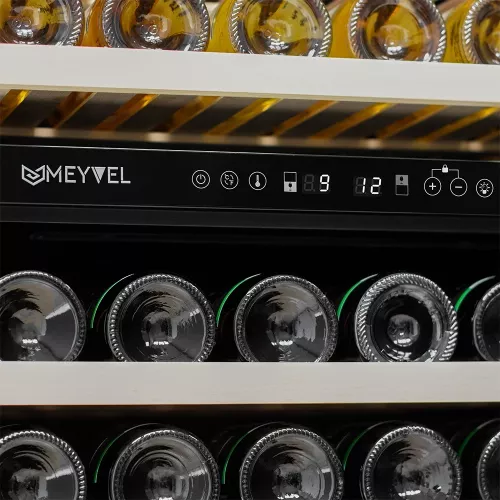 Винный шкаф Meyvel на 99 бутылок Meyvel MV99PRO-KBT2 черный