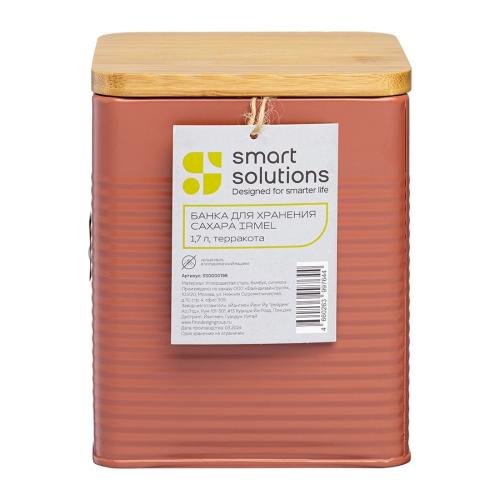 Банка для сахара 1,7 л Smart Solutions Irmel красная