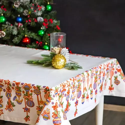 Скатерть 168х350 см Mix&Match белая
