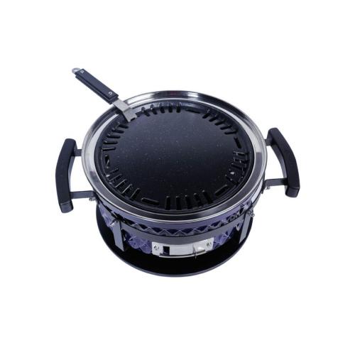 Угольный гриль 35х18 см Diamond Egg Tabletop Grill синий