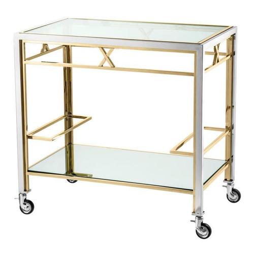 Сервировочный стол Trolley Lindon 80х48 см Eichholtz