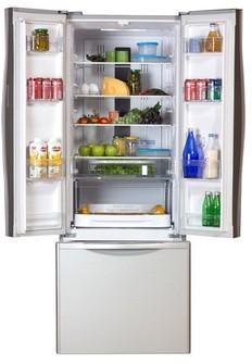 Холодильник 178х68 см Hitachi French Bottom Freezer R-WB482PU2 GPW белое стекло