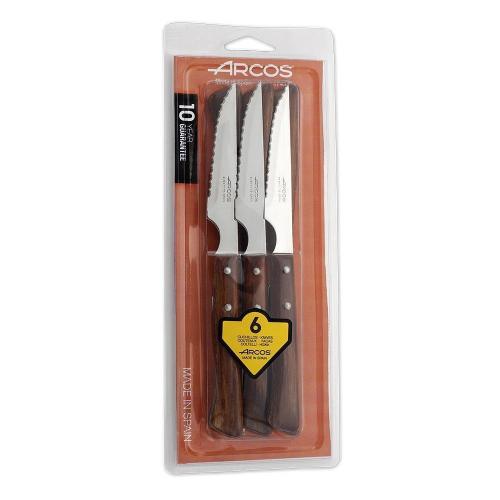 Набор столовых ножей для стейка Arcos Steak Knives 6 пр