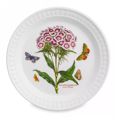 Тарелка закусочная 20х3 см Portmeirion Botanic Garden Embossed белая