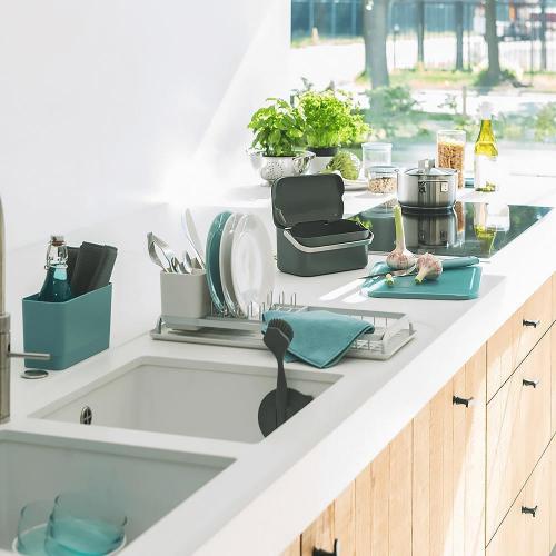 Щетка для мытья посуды 23,5х11х6 см Brabantia Sink Side черный