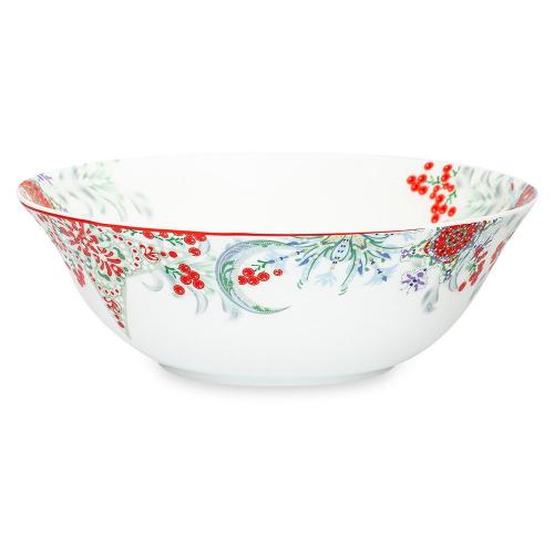 Салатник 24 см Mix&Match Home Happy Star белый